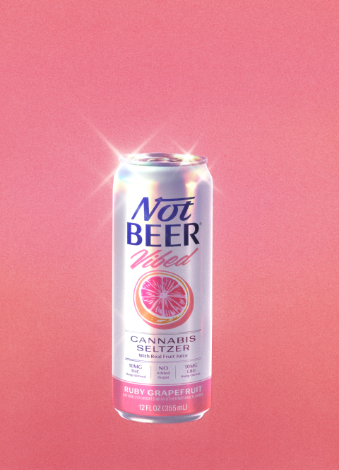Ruby Grapefruit THC Seltzer can